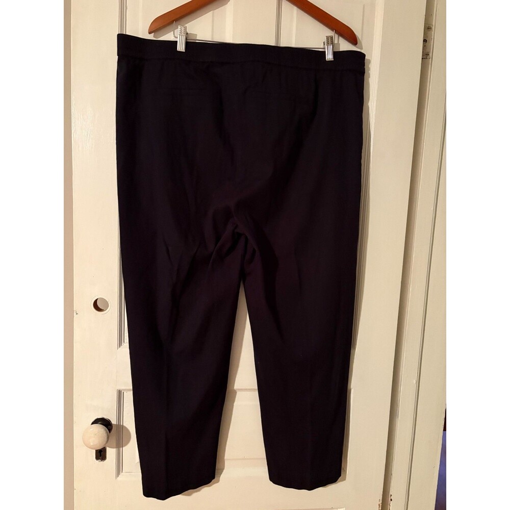 Liverpool Los Angeles Drawstring Wide Leg Pants Women's Size 18 Black - Picture 2 of 6